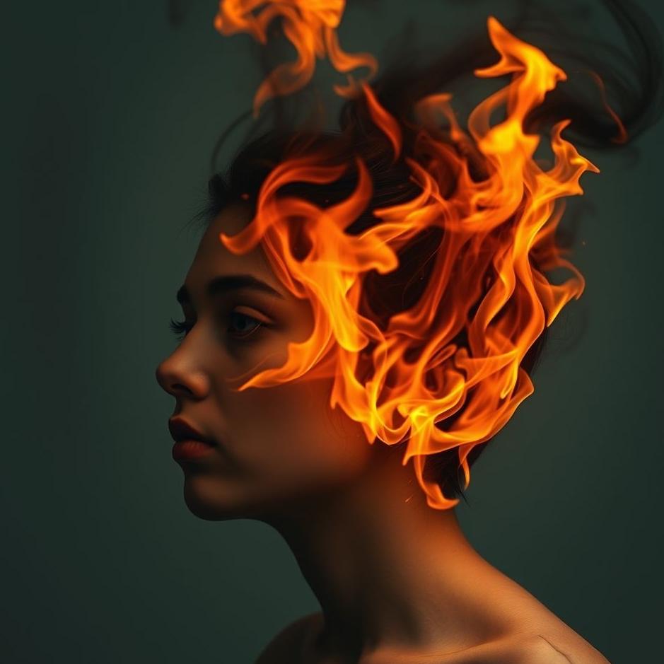 Dream : Seeing one's hair burnt in a dream