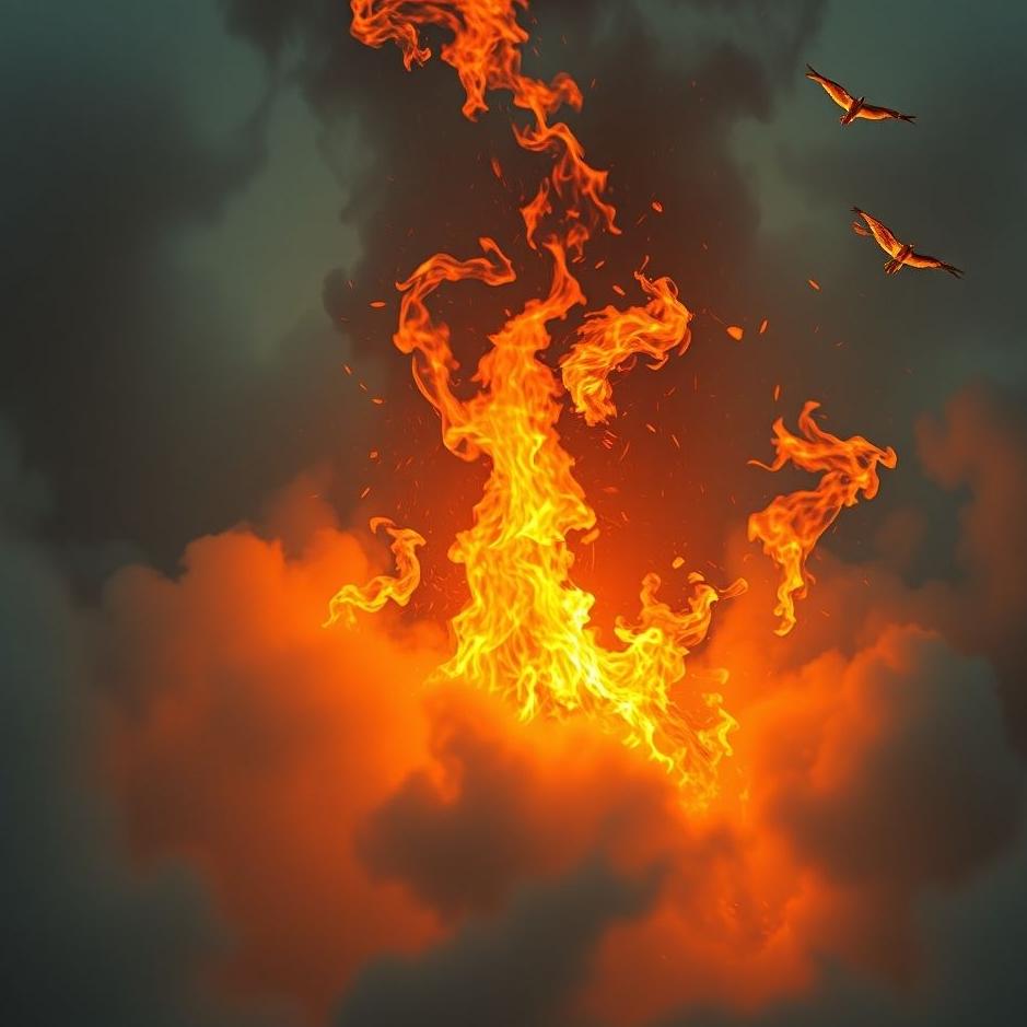 Dream : Seeing oneself burning with fire in a dream