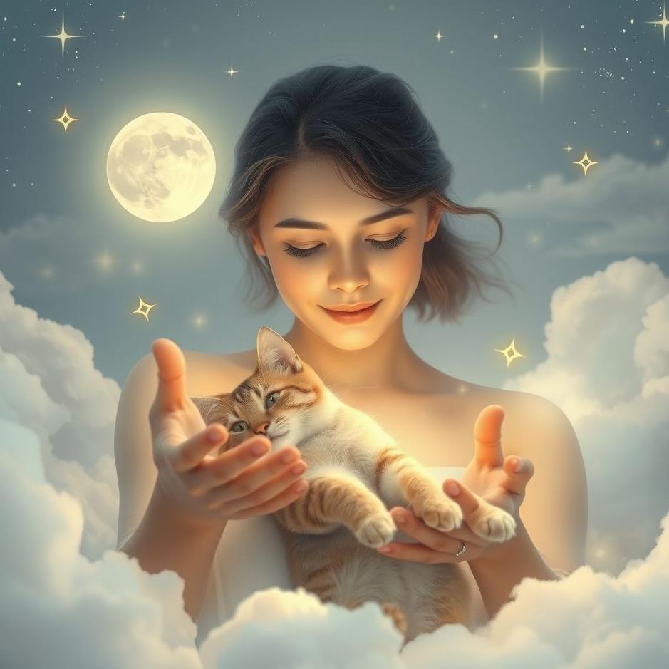 Dream : Seeing oneself saving one's own cat in a dream