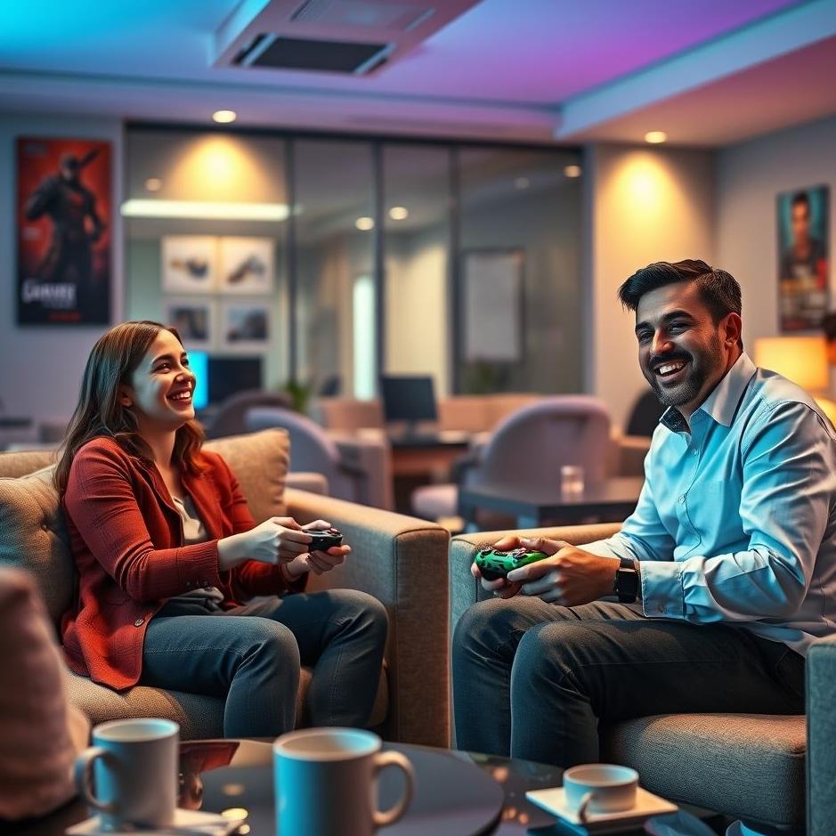 Dream : Seeing playing games with the boss in a dream