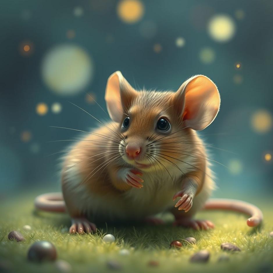 Dream : Seeing playing with a mouse in a dream