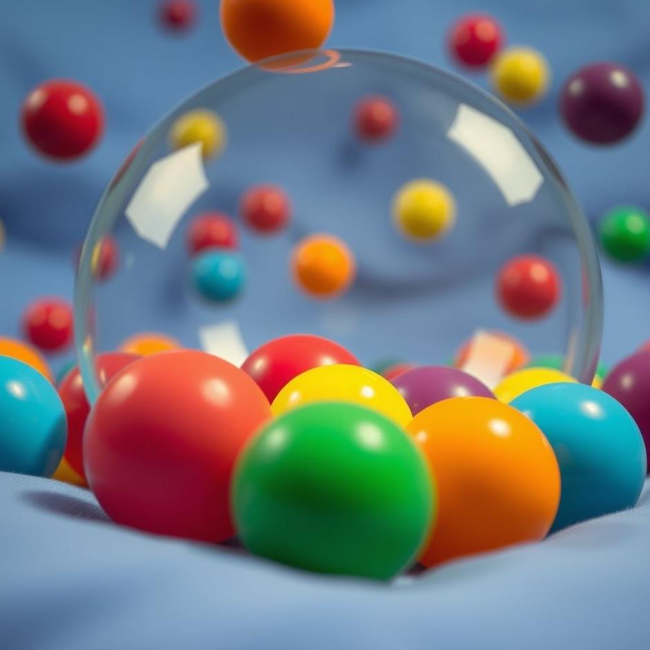 Dream : Seeing playing with colored balls in a dream