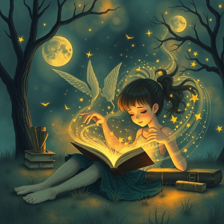 Dream : Seeing playing with novels in a dream