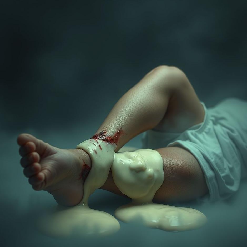 Dream : Seeing pus flowing from the left leg in a dream