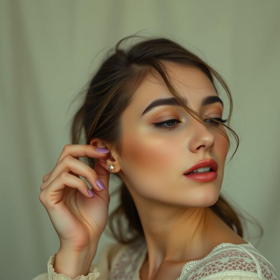 Dream : Seeing putting on an earring in a dream