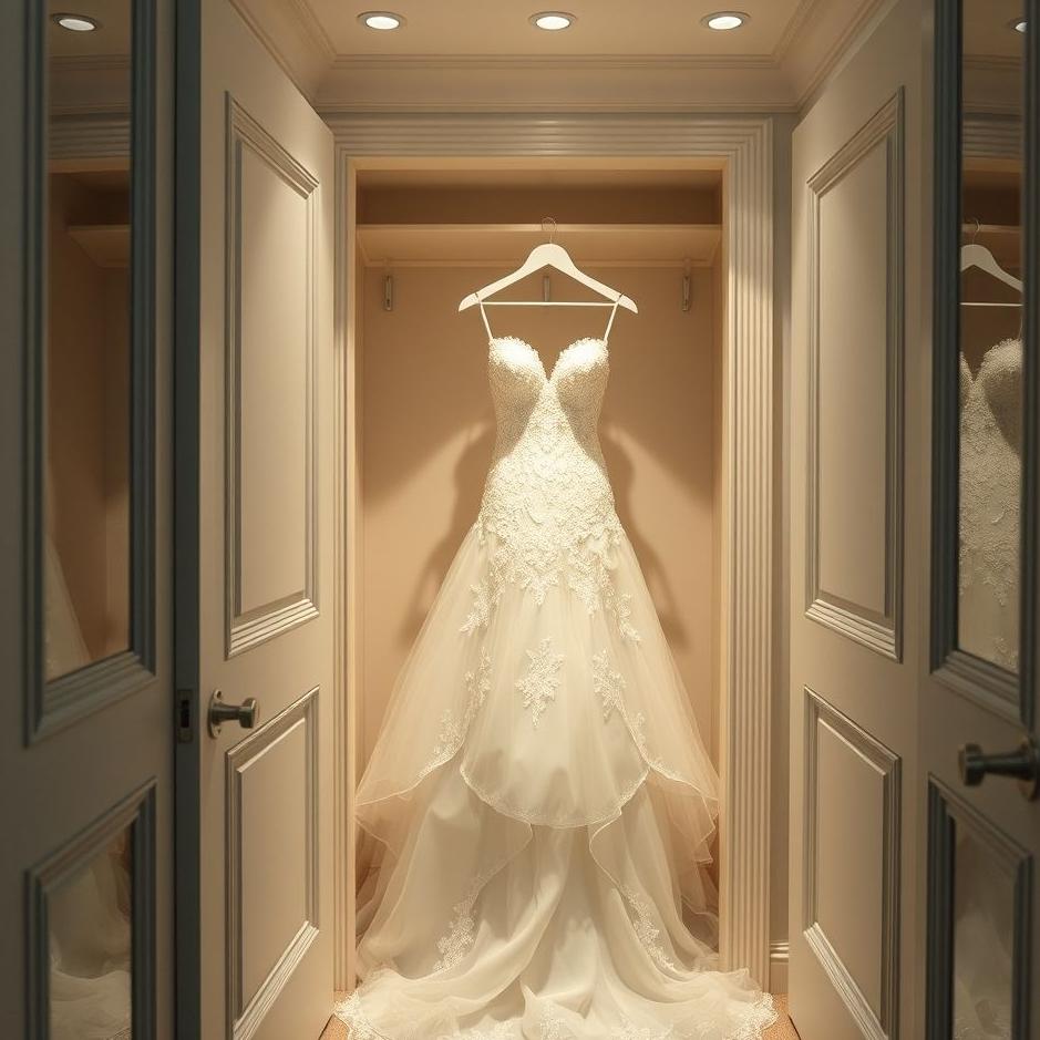 Dream : Seeing putting the wedding dress in the closet in a dream