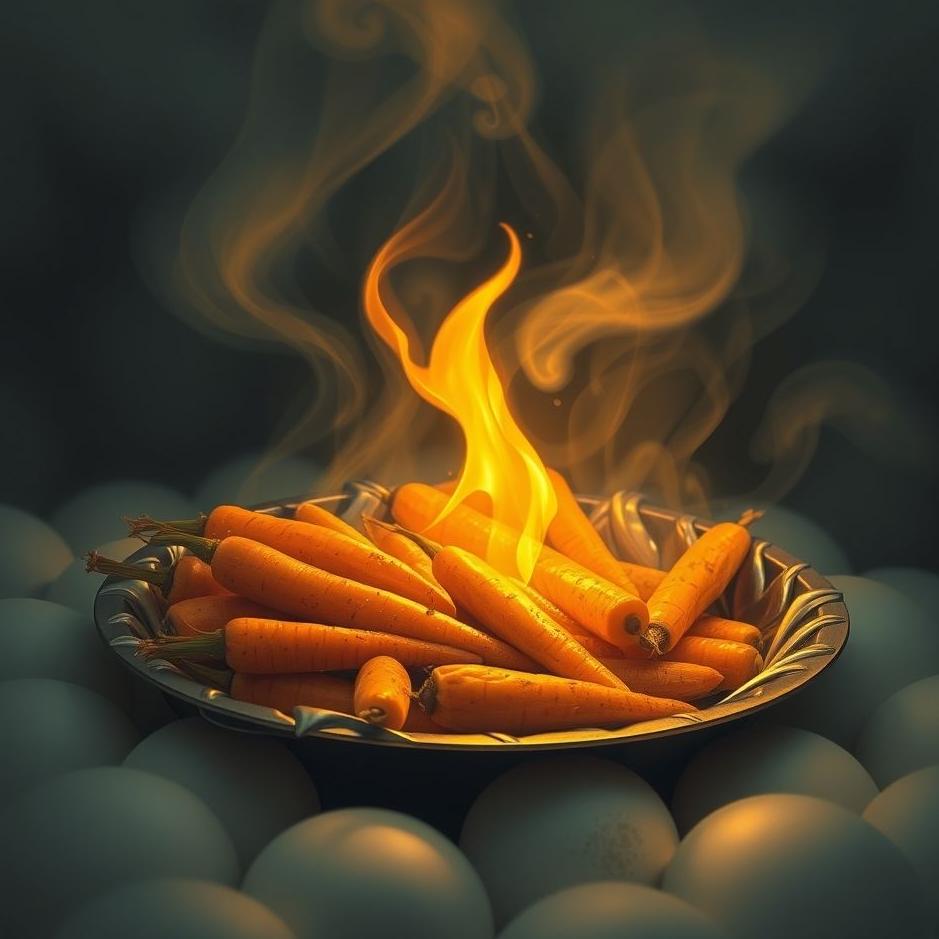 Dream : Seeing roasting carrots in a dream