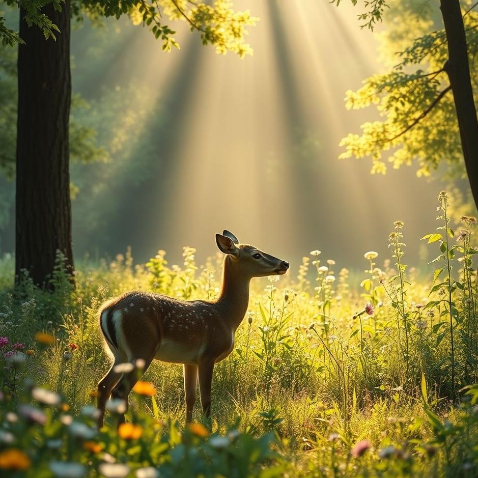 Dream : Seeing saving a deer in a dream