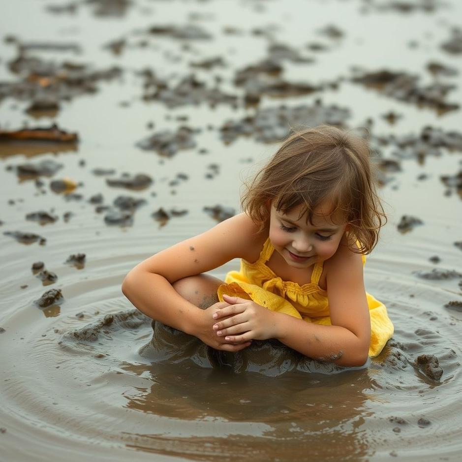 Dream : Seeing saving your daughter from mud in a dream