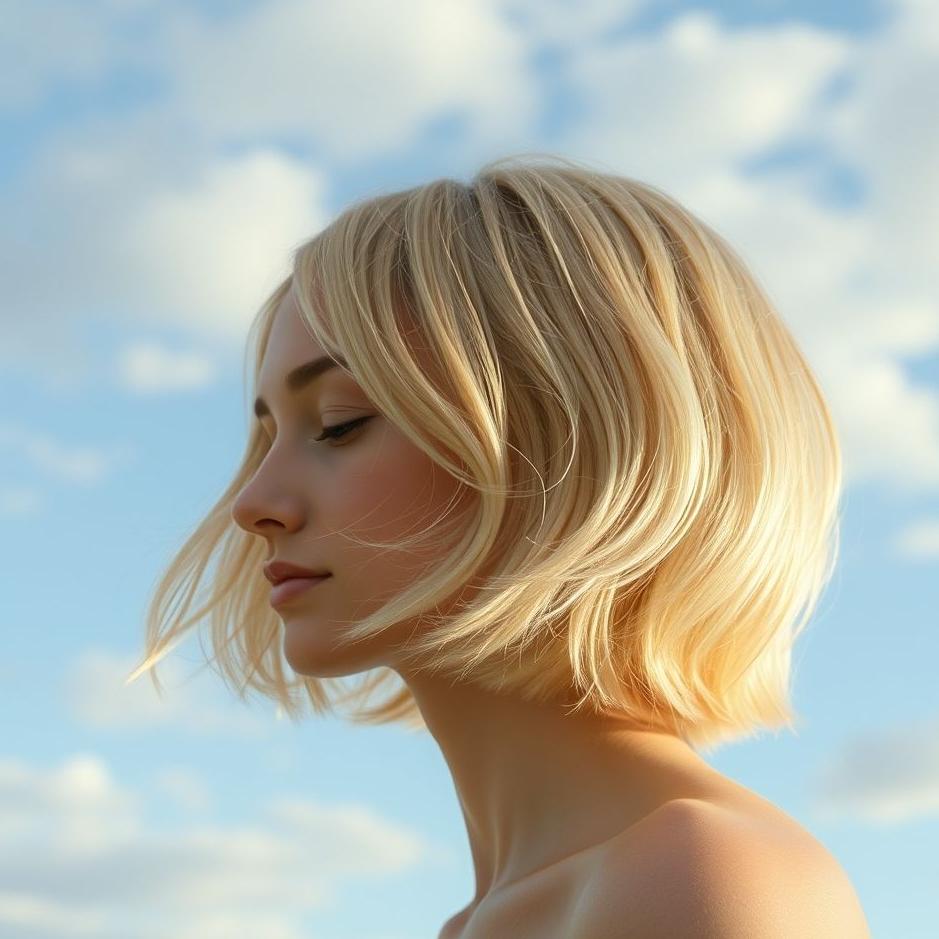 Dream : Seeing short blonde hair in a dream