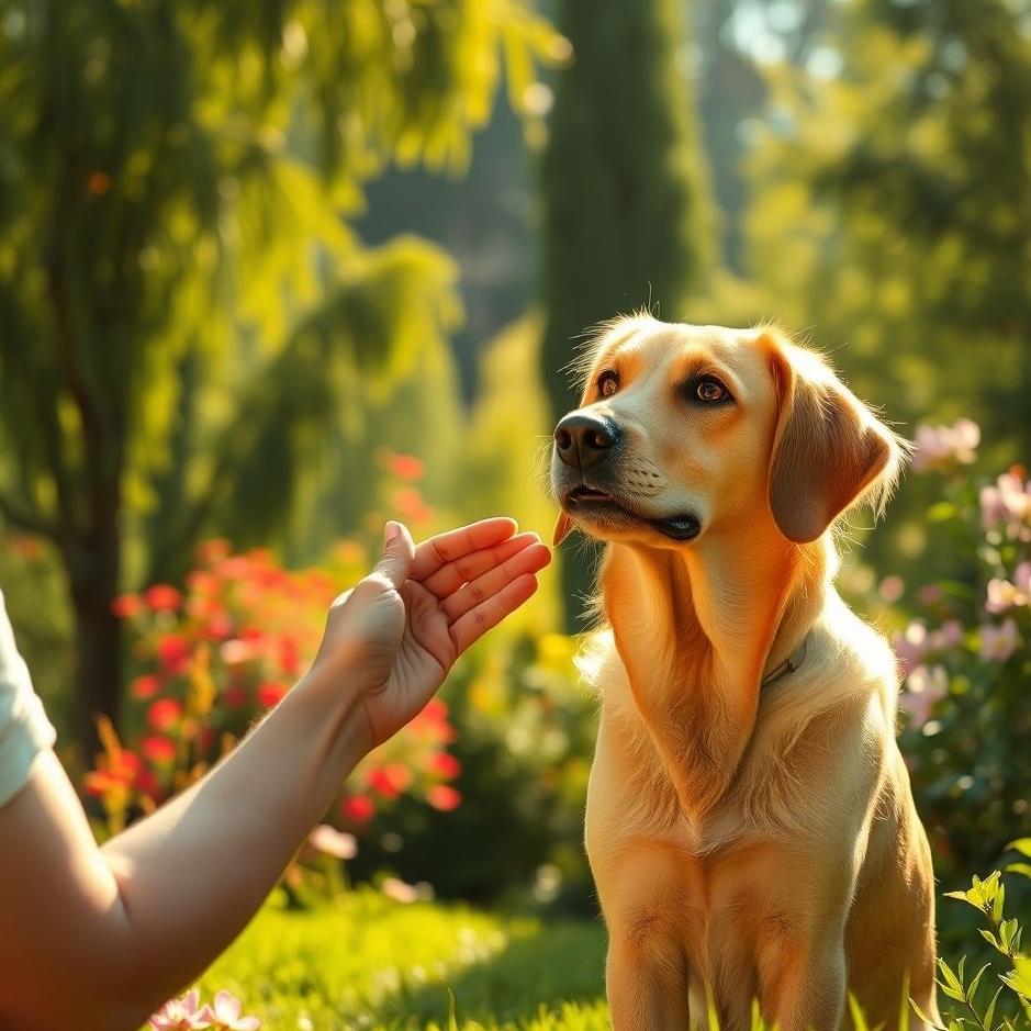 Dream : Seeing taming a dog in a dream