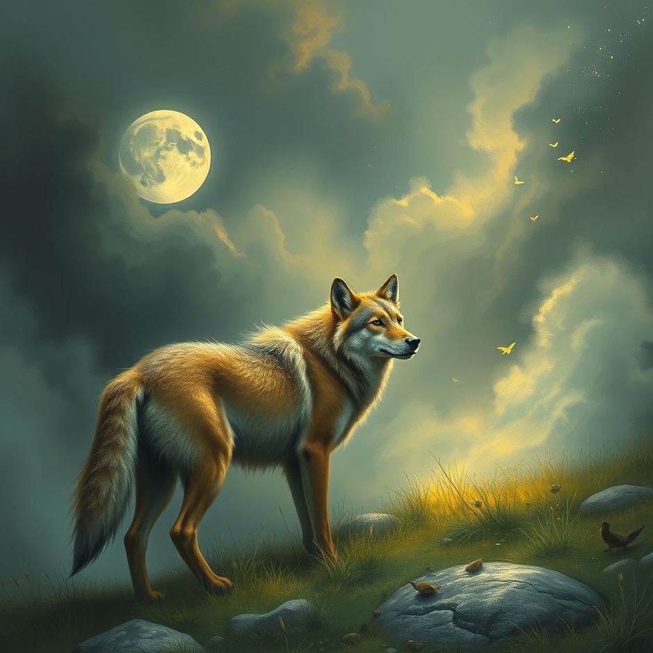 Dream : Seeing taming a wolf in a dream