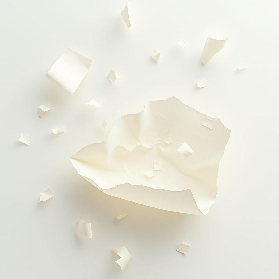 Dream : Seeing tearing and throwing paper in a dream