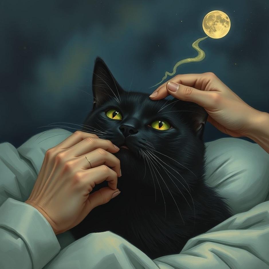 Dream : Seeing tearing off the head of a black cat in a dream