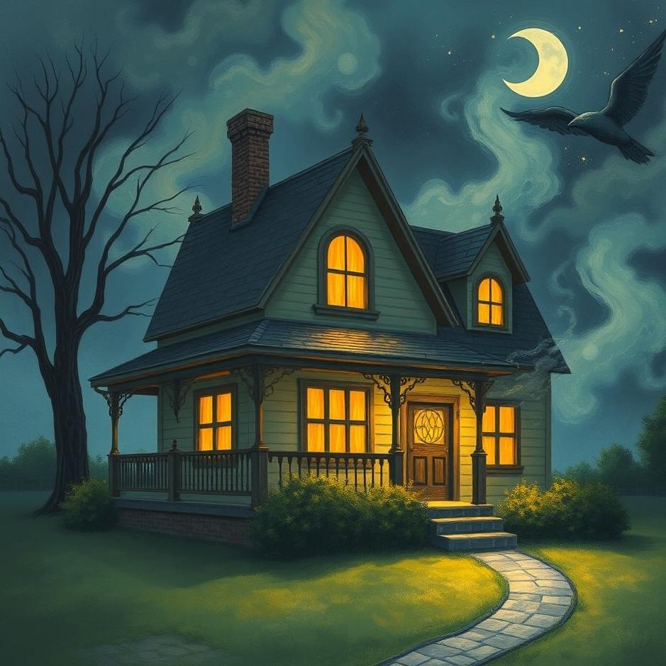Dream : Seeing that a spell has been cast on a house in a dream