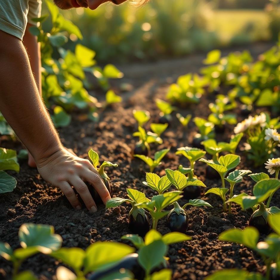 Dream : Seeing that you are planting eggplants in your dream