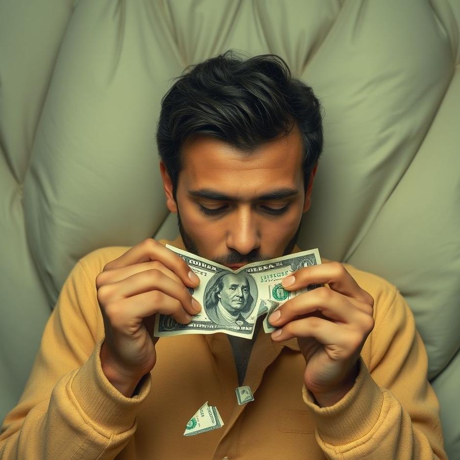 Dream : Seeing that you are tearing money in your dream