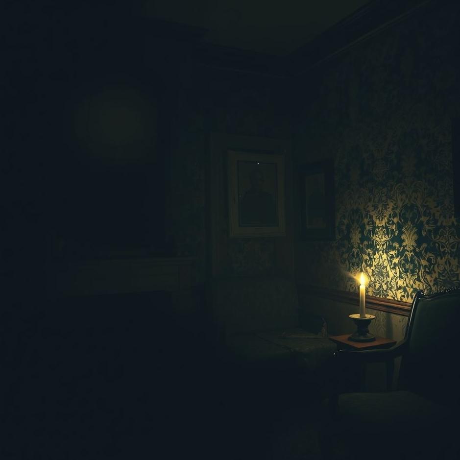 Dream : Seeing the inside of a house dark in a dream