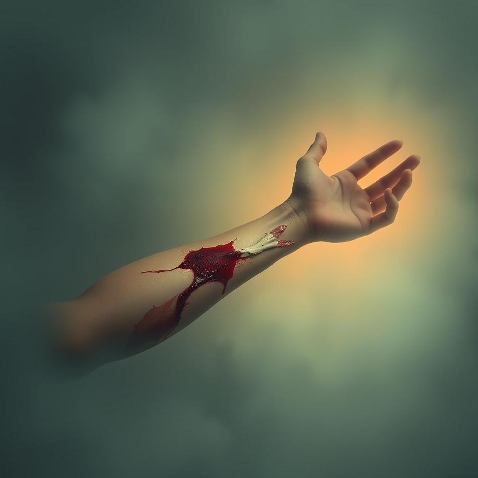 Dream : Seeing the left arm injured in a dream