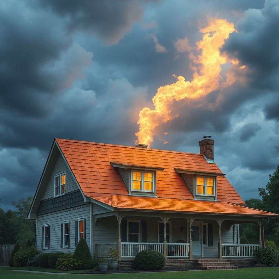 Dream : Seeing the roof of the house being changed in a dream