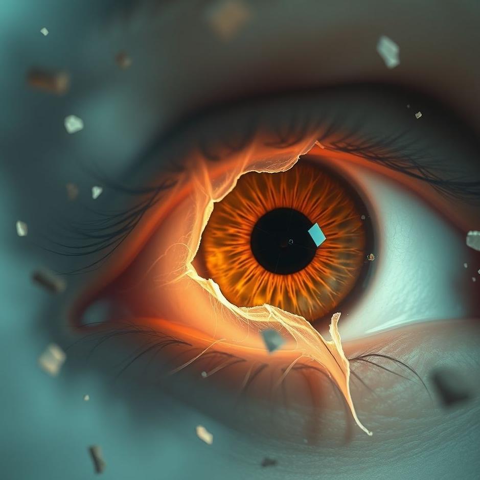 Dream : Seeing the tearing of the eye membrane in a dream