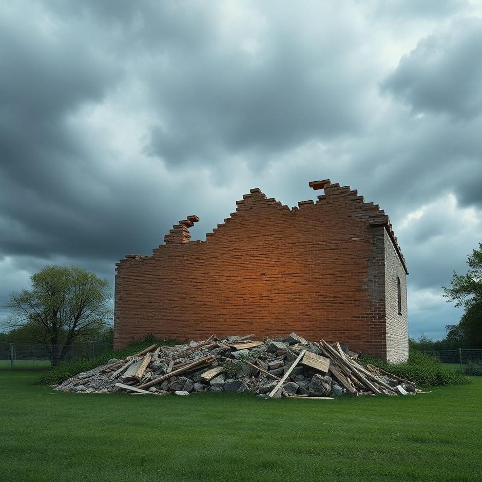 Dream : Seeing the wall of the house demolished in a dream