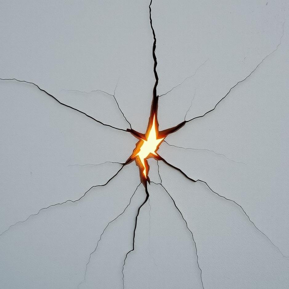 Dream : Seeing the wall of your house cracking in your dream