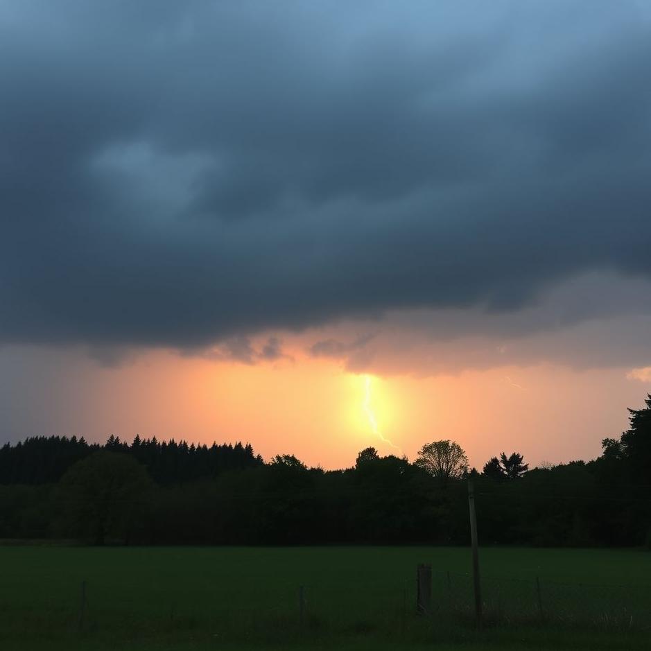 Dream : Seeing the weather suddenly darkening in a dream