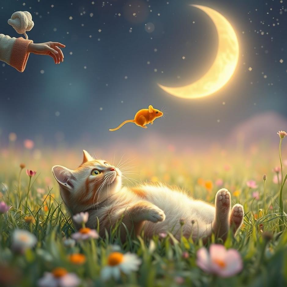 Dream : Seeing throwing a mouse to a cat in a dream