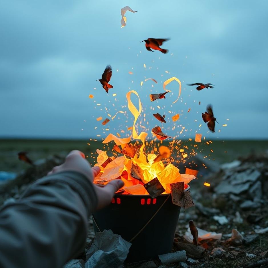 Dream : Seeing throwing a photo in the trash in a dream