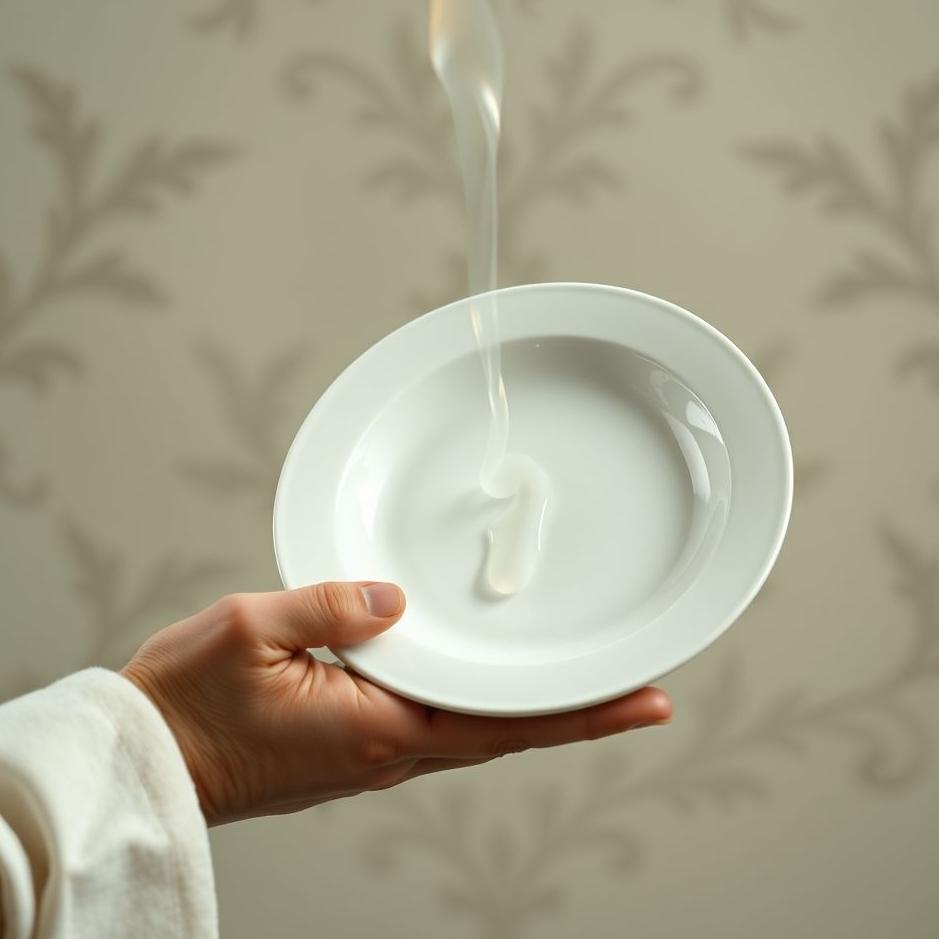 Dream : Seeing throwing a porcelain plate in a dream