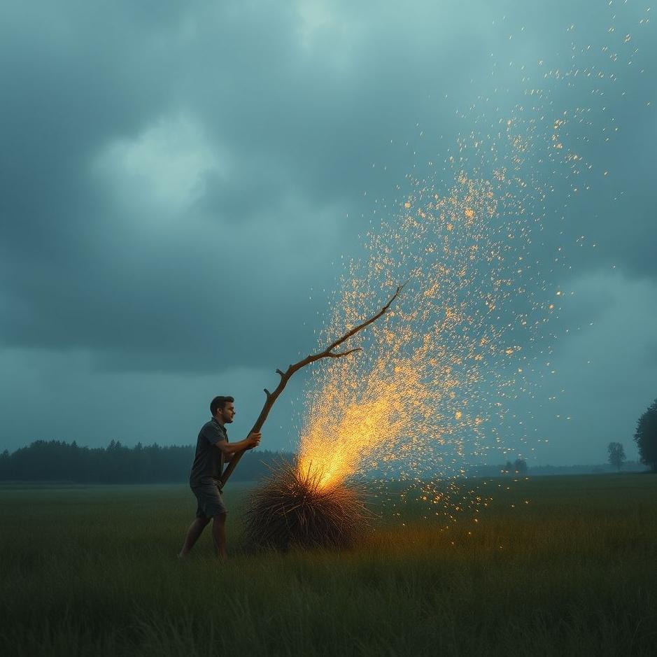 Dream : Seeing throwing a stick into a thresher in a dream