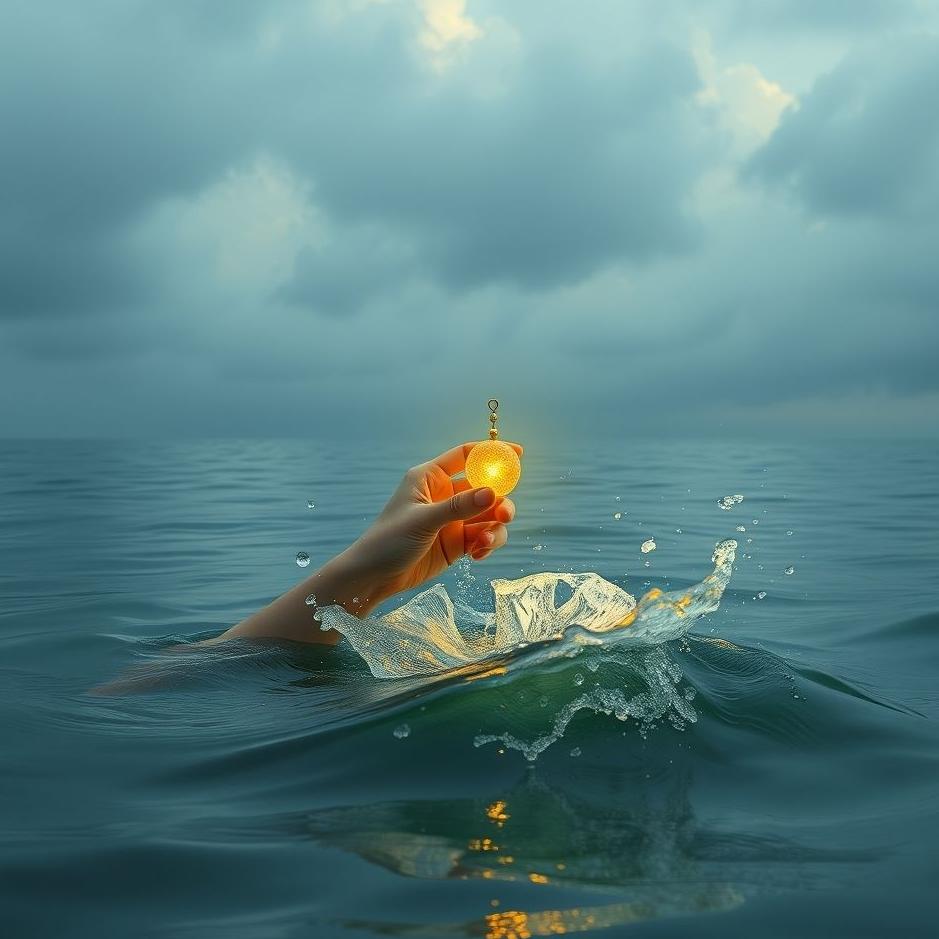 Dream : Seeing throwing an amulet into the sea in a dream