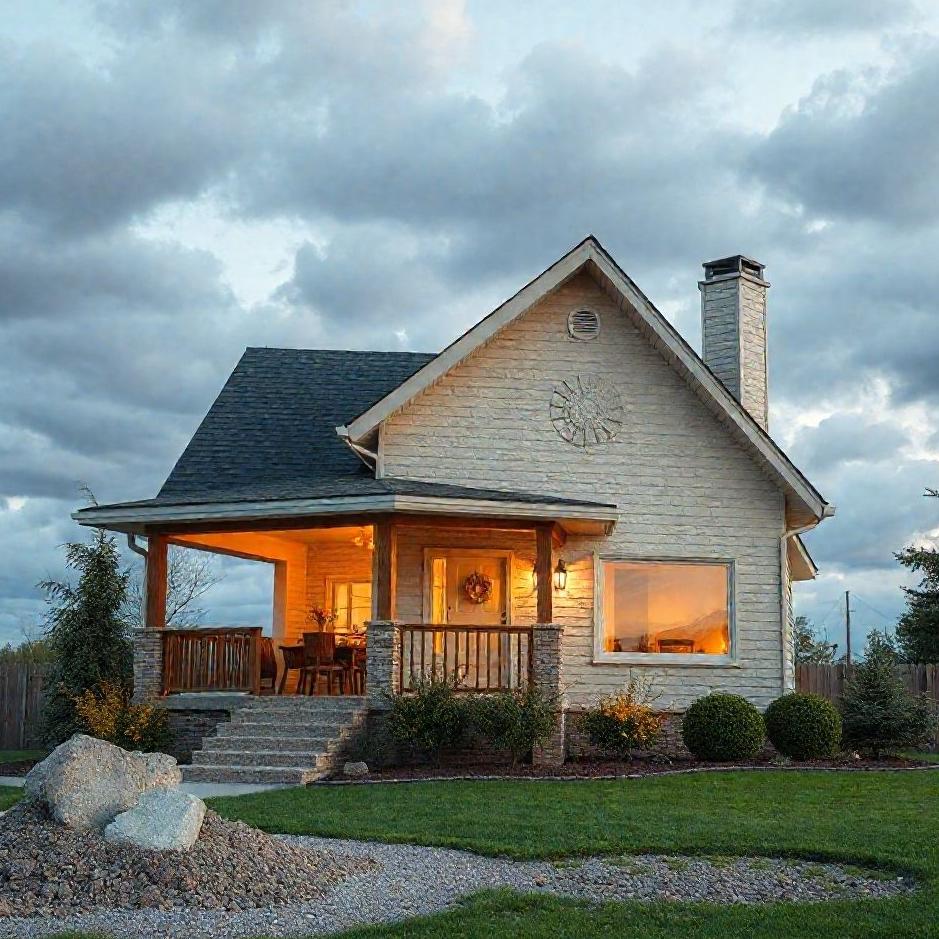 Dream : Seeing throwing concrete into a house in a dream