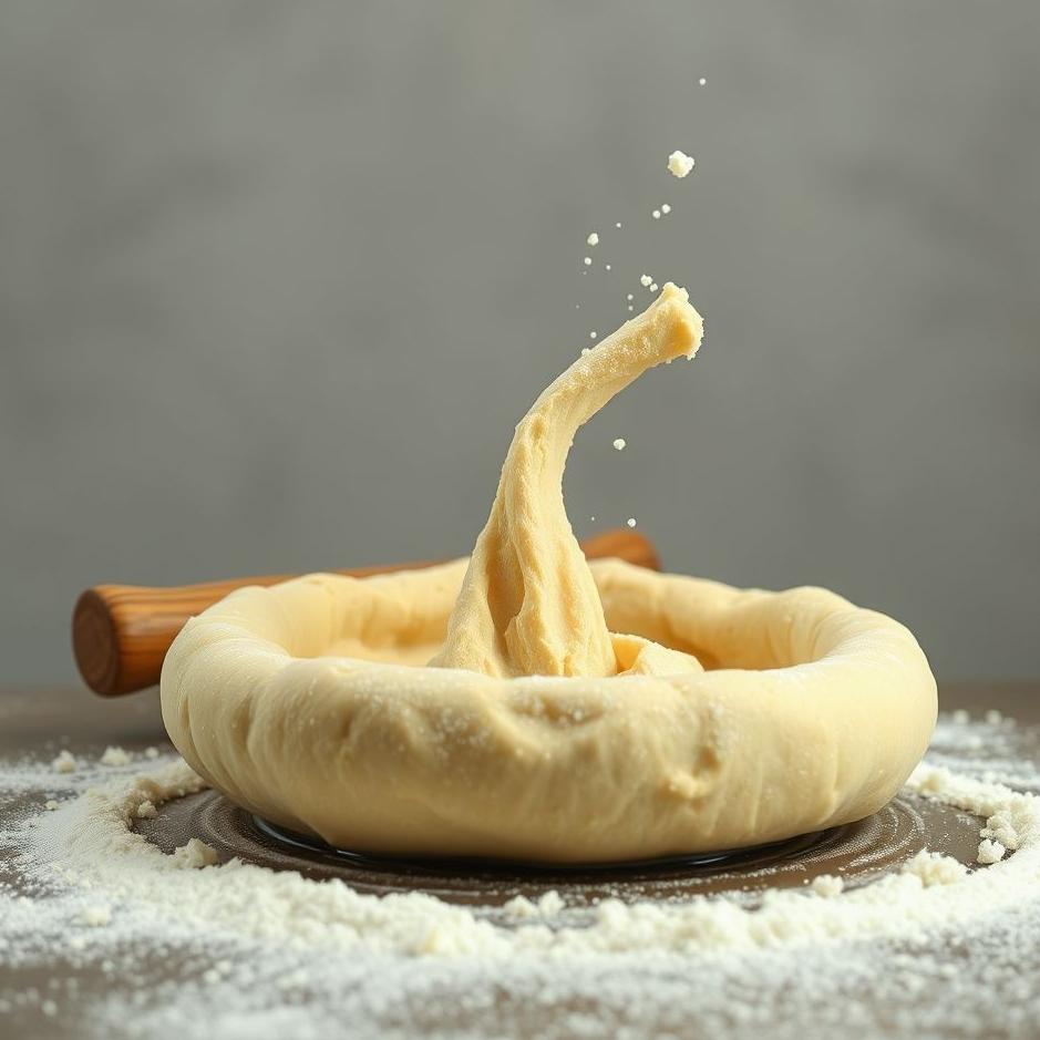 Dream : Seeing throwing dough in a dream