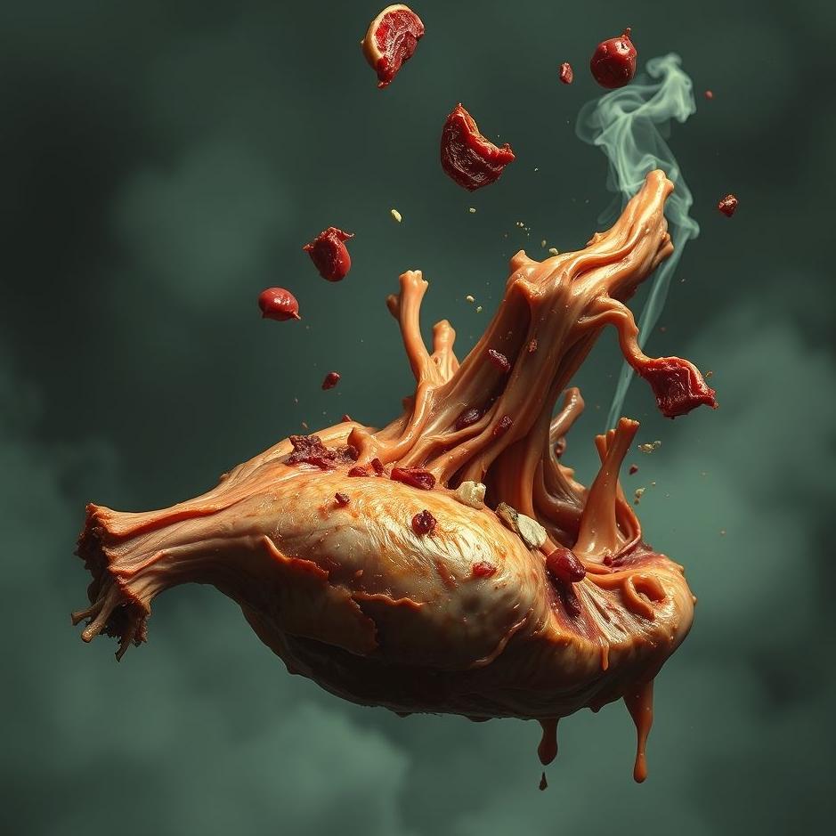Dream : Seeing throwing rotten meat in a dream