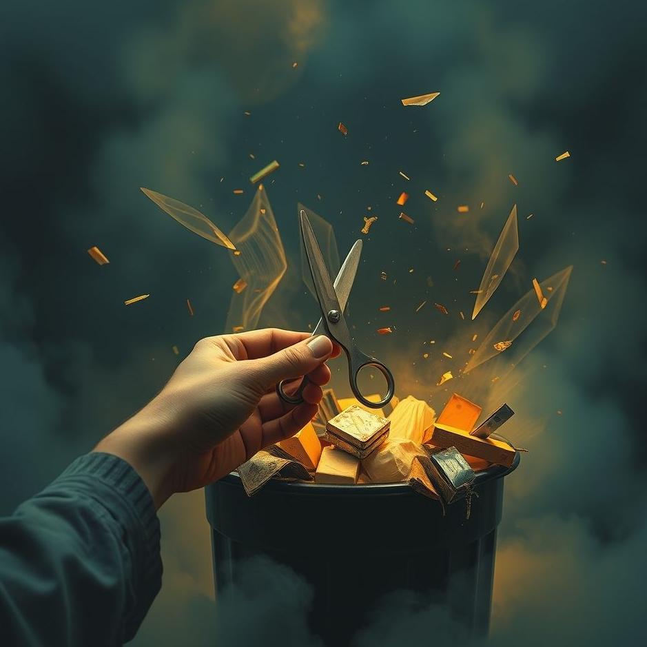 Dream : Seeing throwing scissors in the trash in a dream