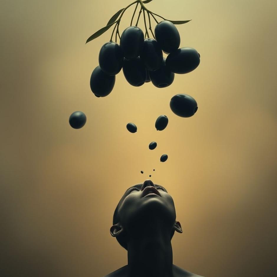 Dream : Seeing vomiting black olives in a dream