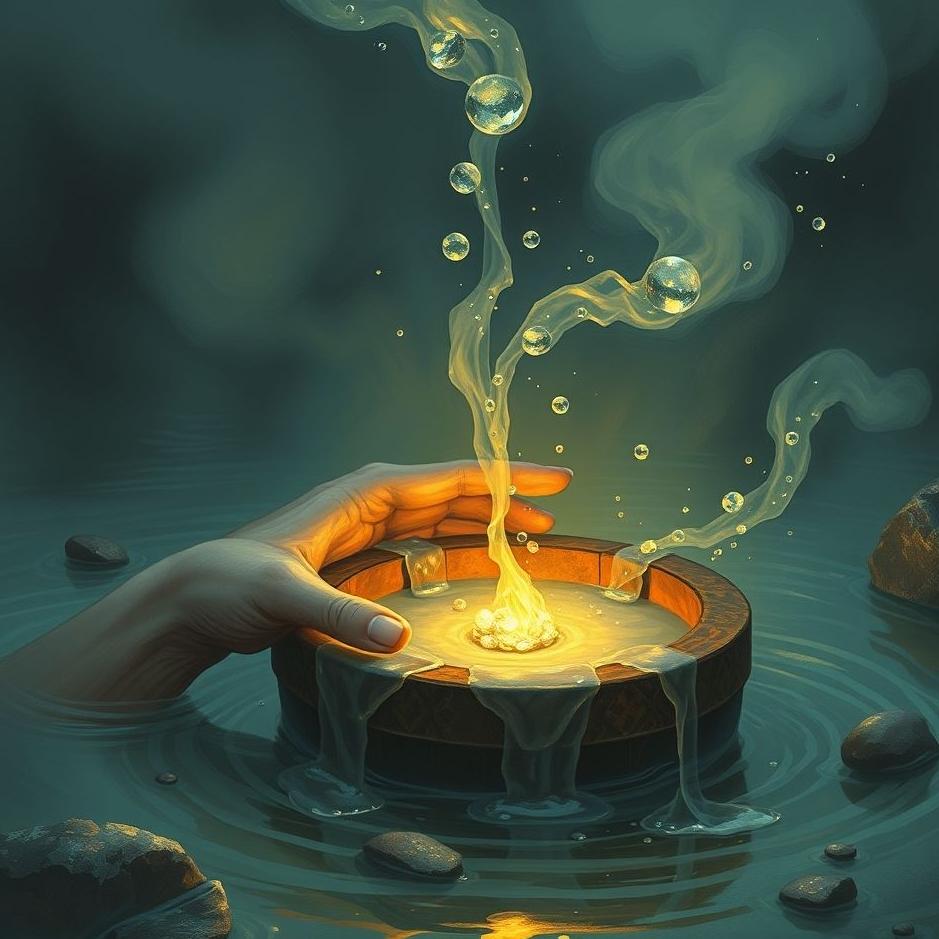 Dream : Seeing washing an amulet in a dream