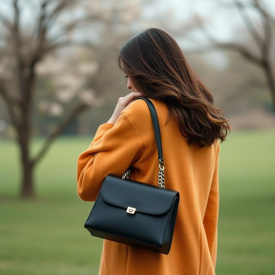 Dream : Seeing wearing a black handbag in a dream