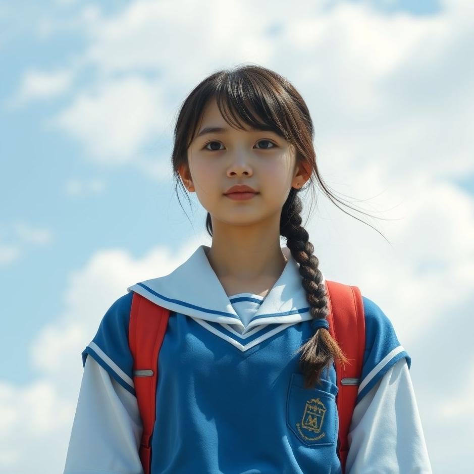 Dream : Seeing wearing a blue student uniform in a dream