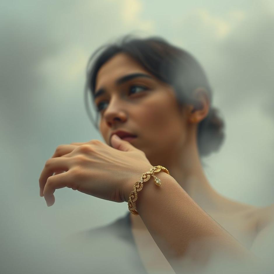 Dream : Seeing wearing a gold bracelet on the left arm in a dream