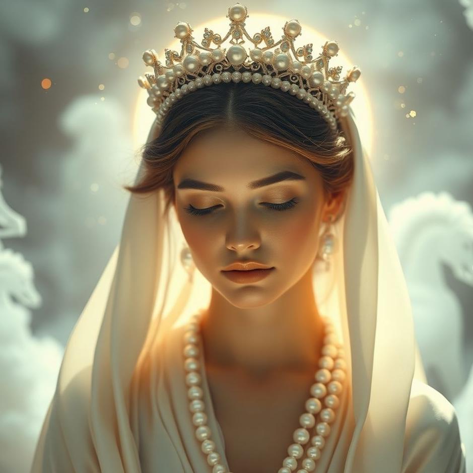 Dream : Seeing wearing a pearl crown in a dream