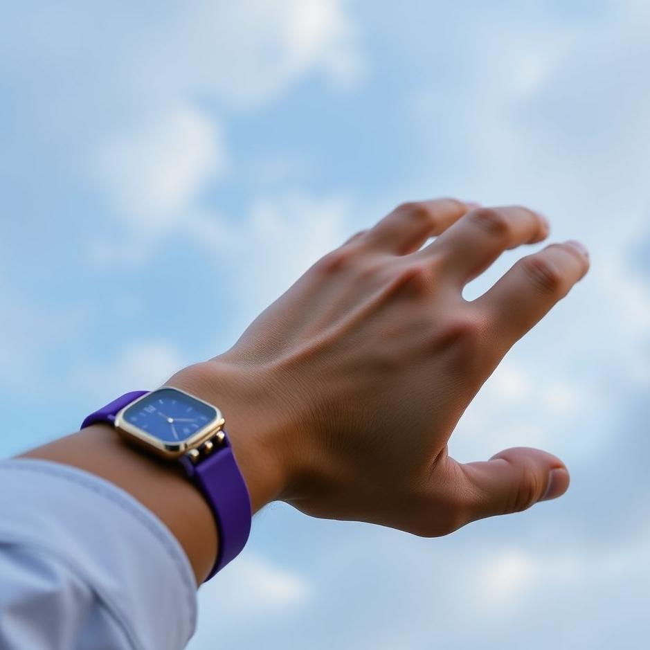 Dream : Seeing wearing a purple wristwatch in a dream
