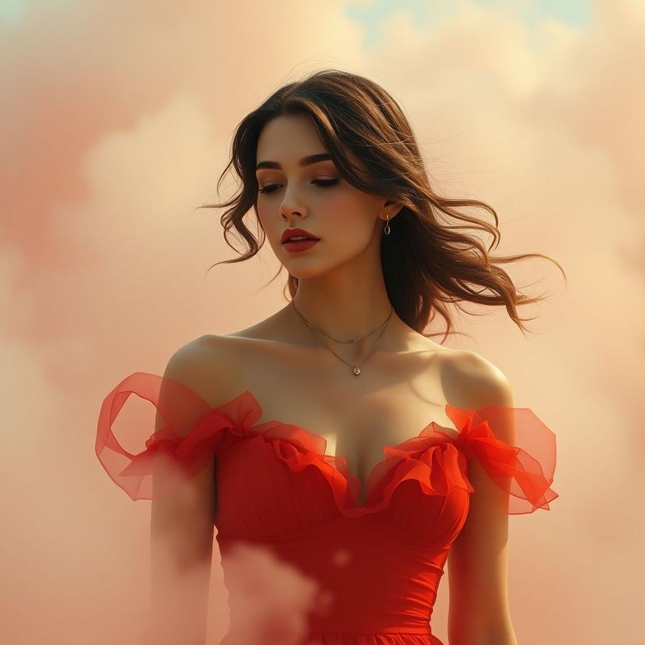 Dream : Seeing wearing a red dress in a dream