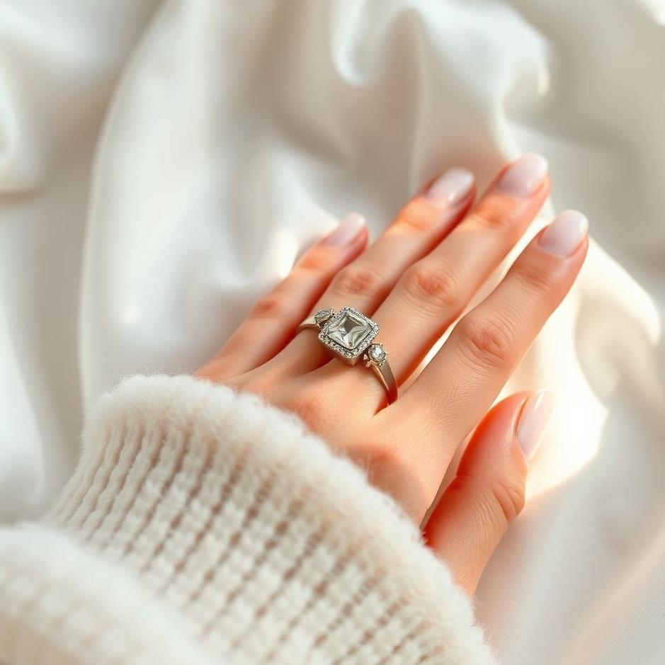 Dream : Seeing wearing a ring with shiny stones in a dream