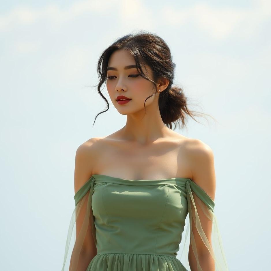 Dream : Seeing wearing an open-shoulder dress in a dream