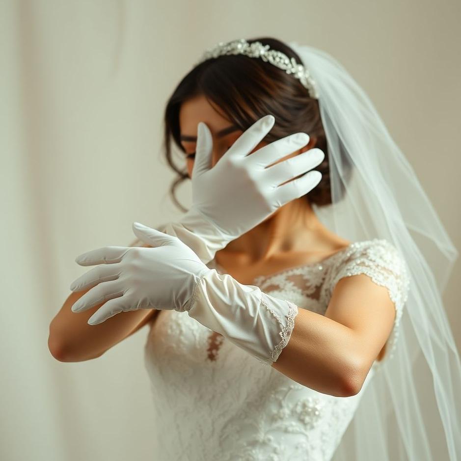 Dream : Seeing wearing bridal gloves in a dream