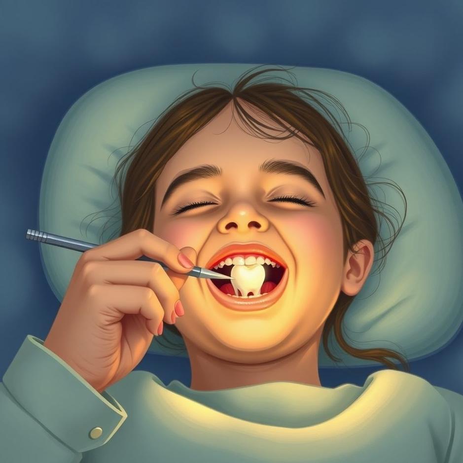 Dream : Seeing your daughter's tooth pulled out in a dream