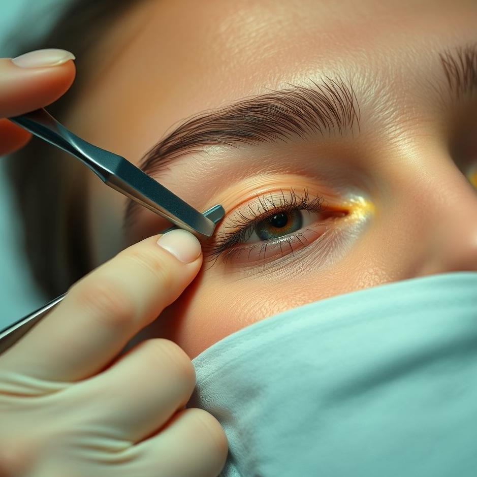 Dream : Seeing your eyebrows being plucked with a razor in a dream